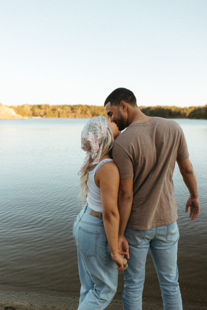 Lake Alvin South dakota Engagement Photographer