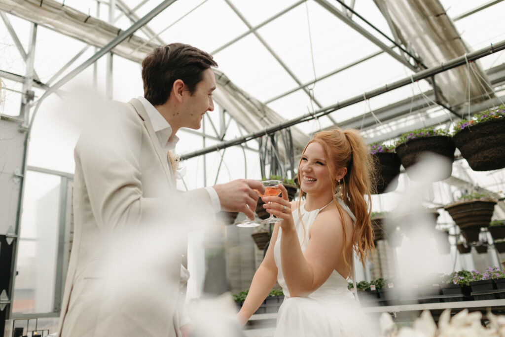 Greenhouse Wedding Inspiration, Landscape Garden Center Sioux Falls, SD, Greenhouse Wedding Venue, Serendipitous Events Wedding Planner