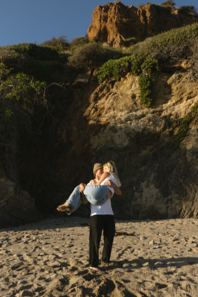 Malibu engagement photoshoot