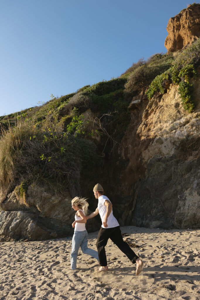 Malibu engagement photoshoot