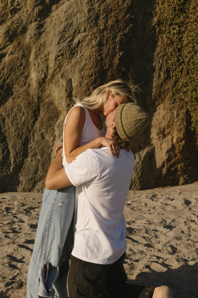 Malibu engagement photoshoot