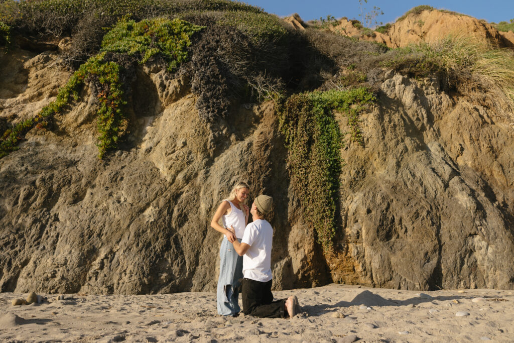 Malibu engagement photoshoot