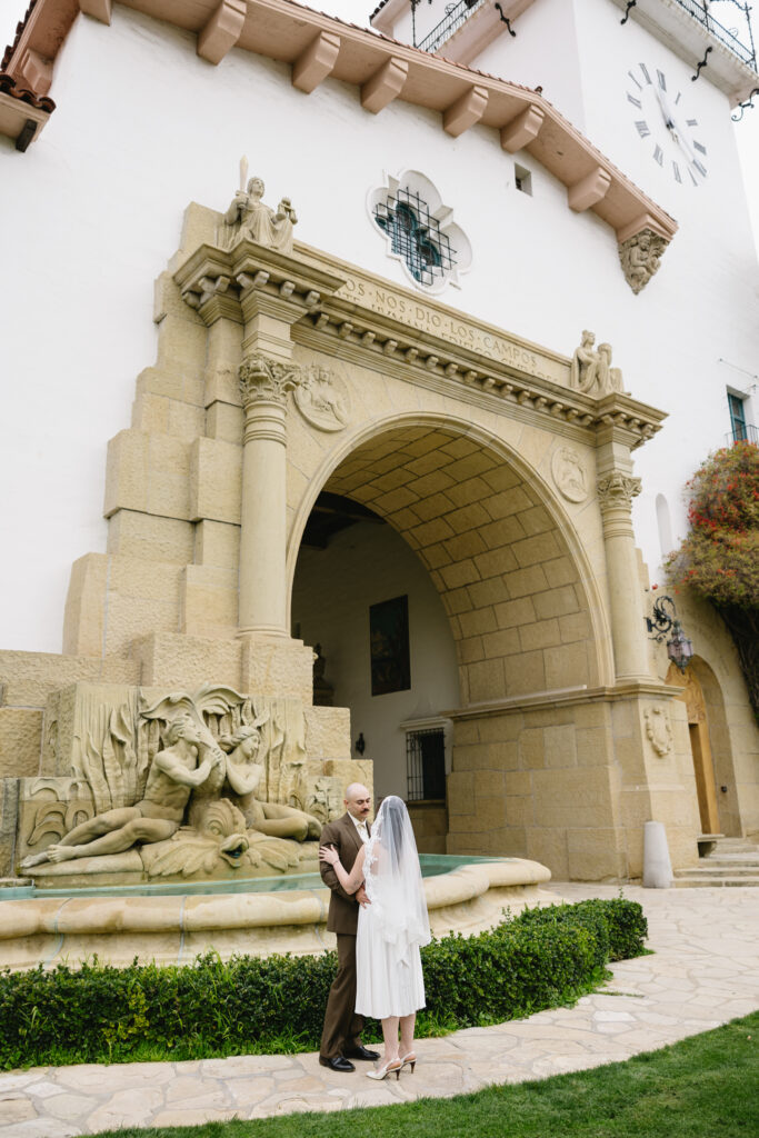 Santa Barbara Wedding Photographer Santa Barbara County Courthouse Elopement California Wedding Photographer