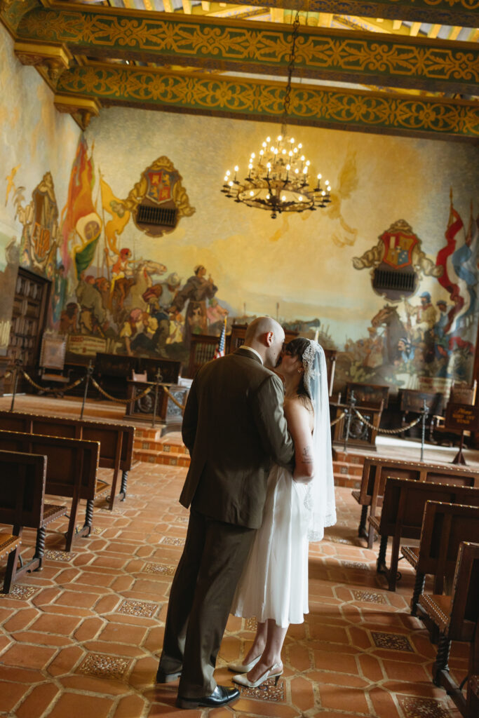 Santa Barbara Wedding Photographer Santa Barbara County Courthouse Elopement California Wedding Photographer
