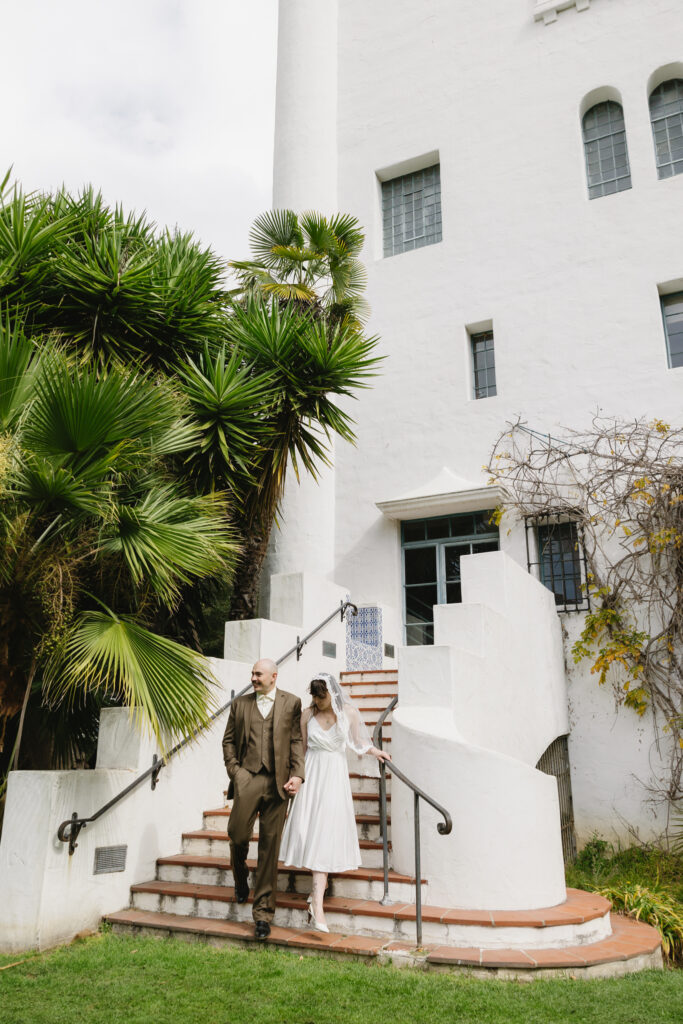 Santa Barbara Wedding Photographer Santa Barbara County Courthouse Elopement California Wedding Photographer