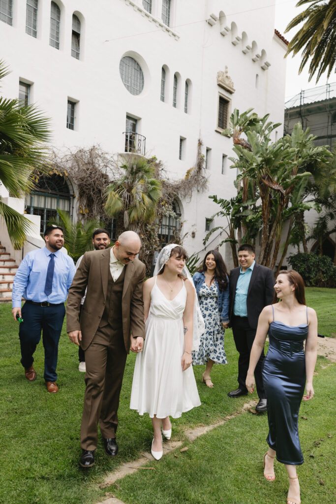 Santa Barbara Wedding Photographer Santa Barbara County Courthouse Elopement California Wedding Photographer