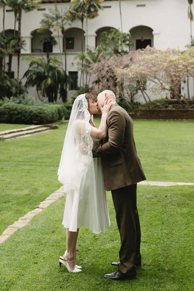 Santa Barbara Wedding Photographer Santa Barbara County Courthouse Elopement California Wedding Photographer