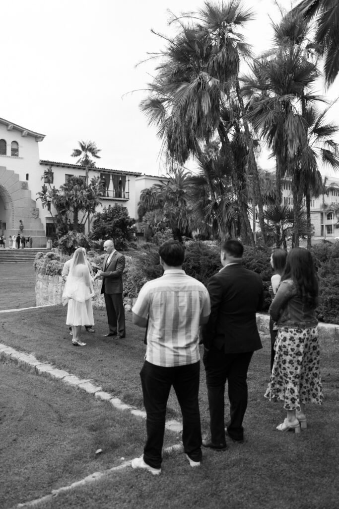 Santa Barbara Wedding Photographer Santa Barbara County Courthouse Elopement California Wedding Photographer