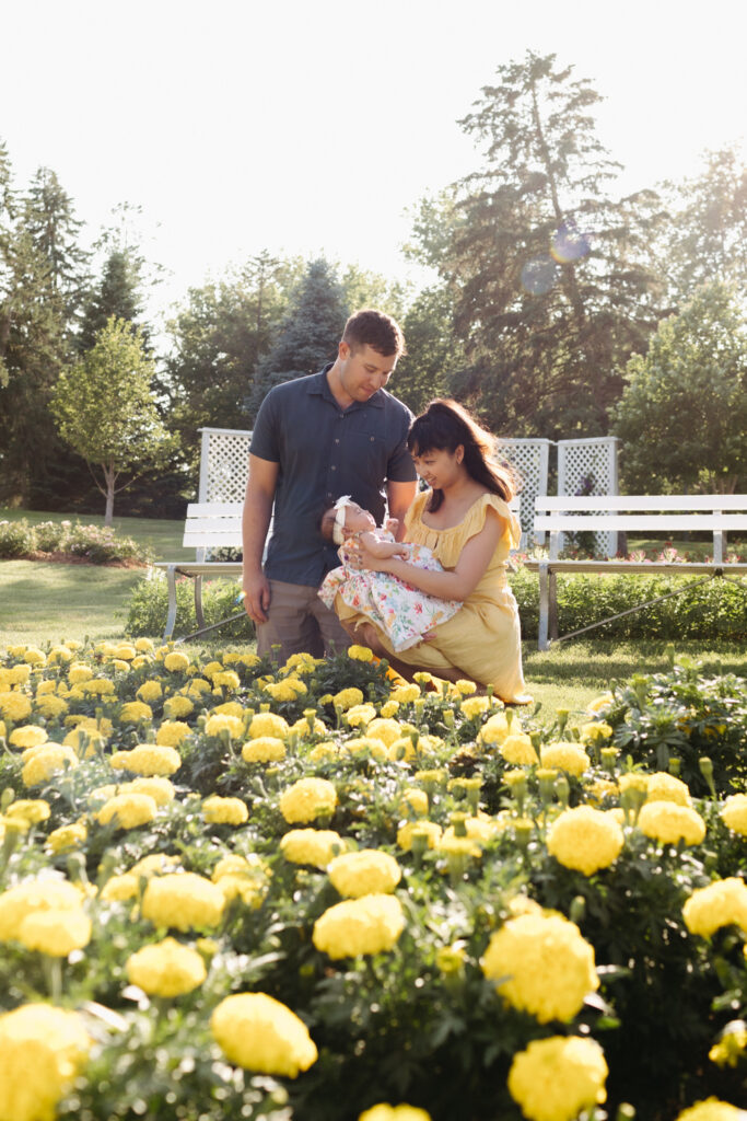 For couple photos or especially family photos, having all three kids wearing the same shade of pink doesn’t look very appealing in photos. Try to have different shades of the same color that look good together or choose colors that compliment each other.