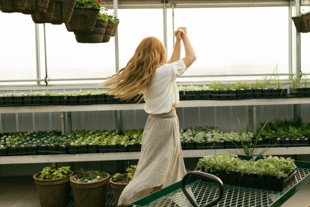 landscape garden center photoshoot